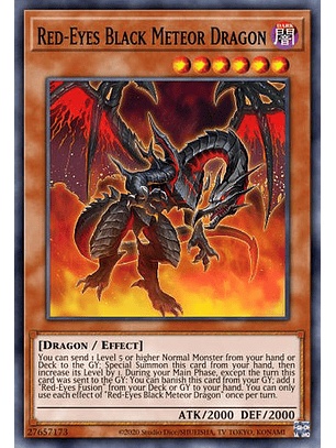 Red-Eyes Black Meteor Dragon - DUNE-EN095 - Super Rare 1st Edition