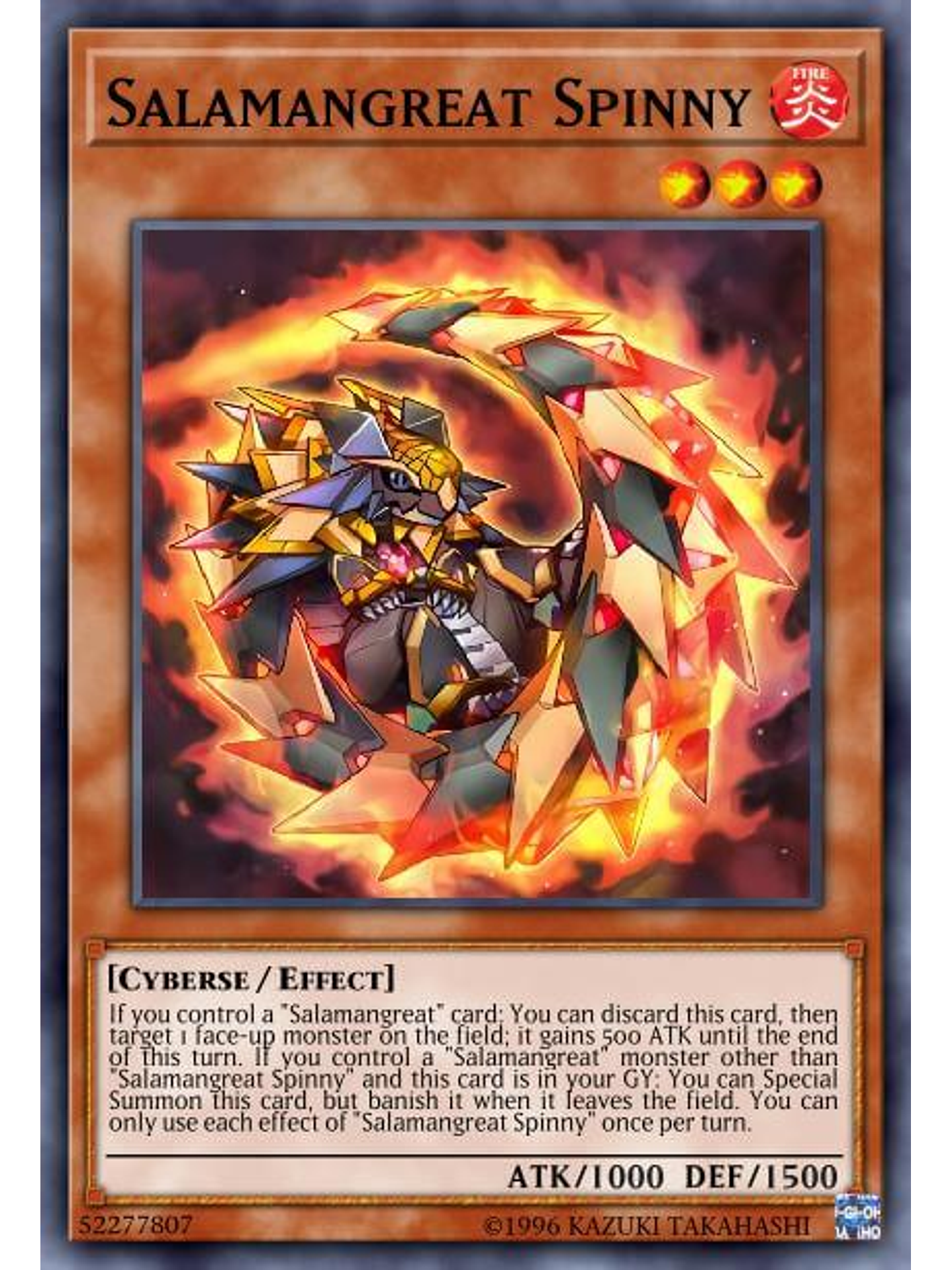 Salamangreat Spinny - LD10-EN009 - Common 1st Edition 1