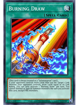 Burning Draw - LD10-EN016 - Common 1st Edition