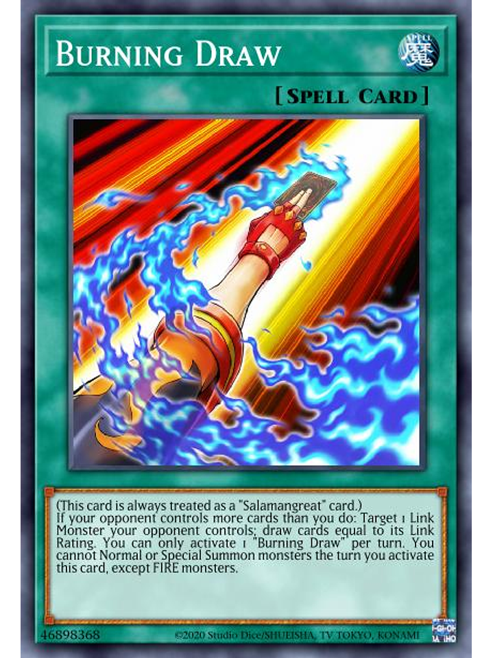 Burning Draw - LD10-EN016 - Common 1st Edition 1