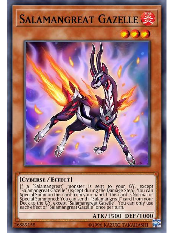 Salamangreat Gazelle - LD10-EN008 - Common 1st Edition 1