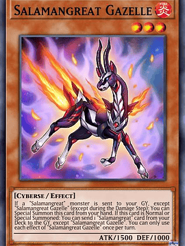 Salamangreat Gazelle - LD10-EN008 - Common 1st Edition