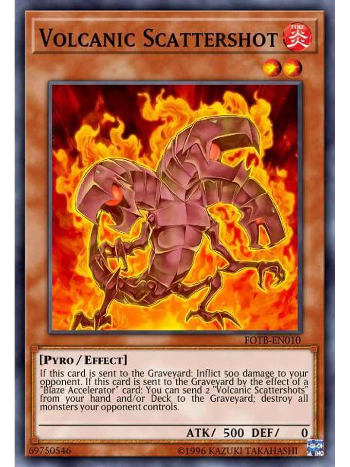 Volcanic Scattershot - LD10-EN026 - Common 1st Edition 1