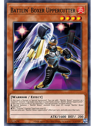 Battlin' Boxer Uppercutter - LD10-EN032 - Ultra Rare 1st Edition