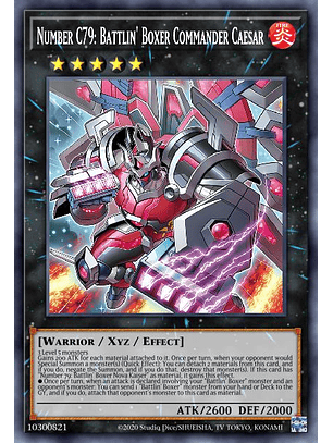 Number C79: Battlin' Boxer General Kaiser - LD10-EN035 - Super Rare 1st Edition