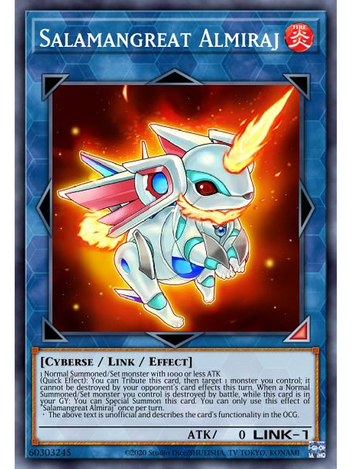 Salamangreat Almiraj - LD10-EN051 - Rare 1st Edition 1