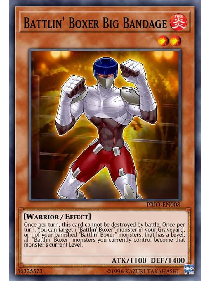 Battlin' Boxer Big Bandage - LD10-EN055 - Common 1st Edition 1