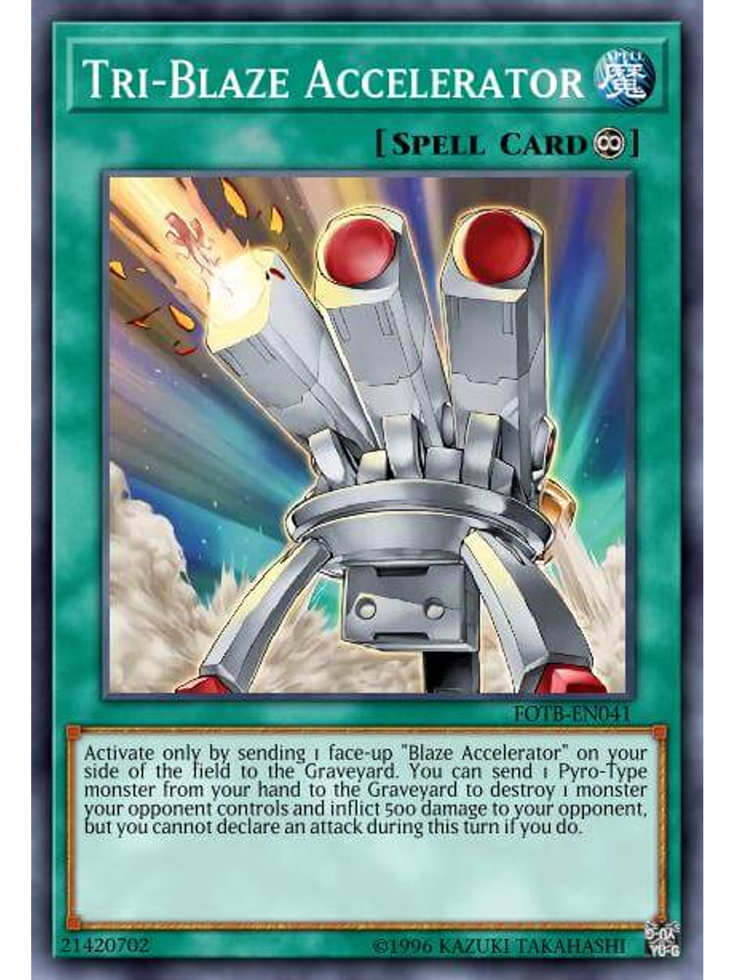 Tri-Blaze Accelerator - LD10-EN053 - Common 1st Edition 1