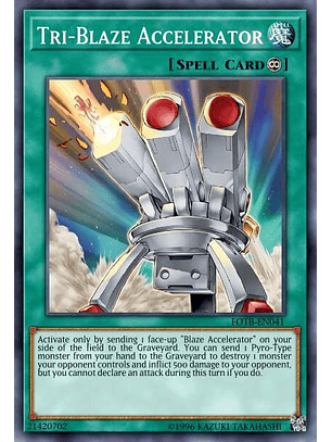 Tri-Blaze Accelerator - LD10-EN053 - Common 1st Edition