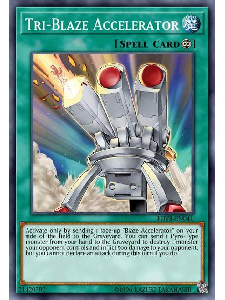 Tri-Blaze Accelerator - LD10-EN053 - Common 1st Edition 1