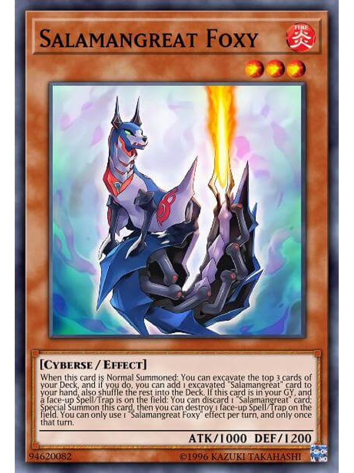 Salamangreat Foxy - LD10-EN046 - Common 1st Edition 1