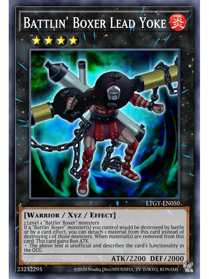 Battlin' Boxer Lead Yoke - LD10-EN057 - Rare 1st Edition 1