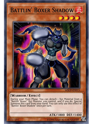 Battlin' Boxer Shadow - LD10-EN056 - Rare 1st Edition
