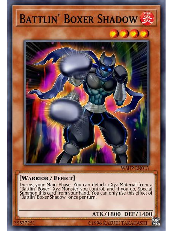 Battlin' Boxer Shadow - LD10-EN056 - Rare 1st Edition 1