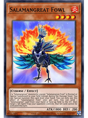 Salamangreat Fowl - LD10-EN048 - Common 1st Edition
