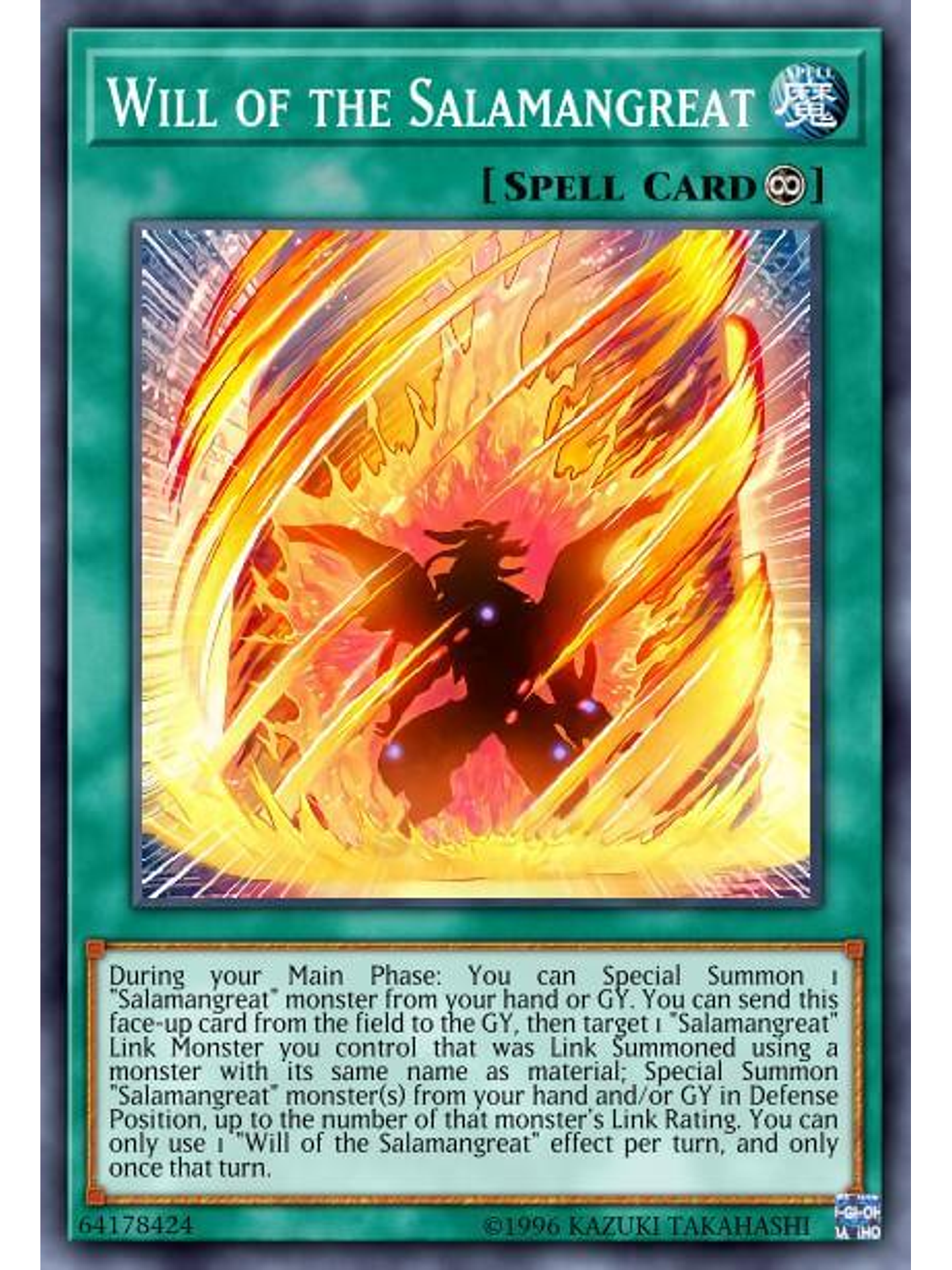 Will of the Salamangreat - LD10-EN049 - Common 1st Edition 1