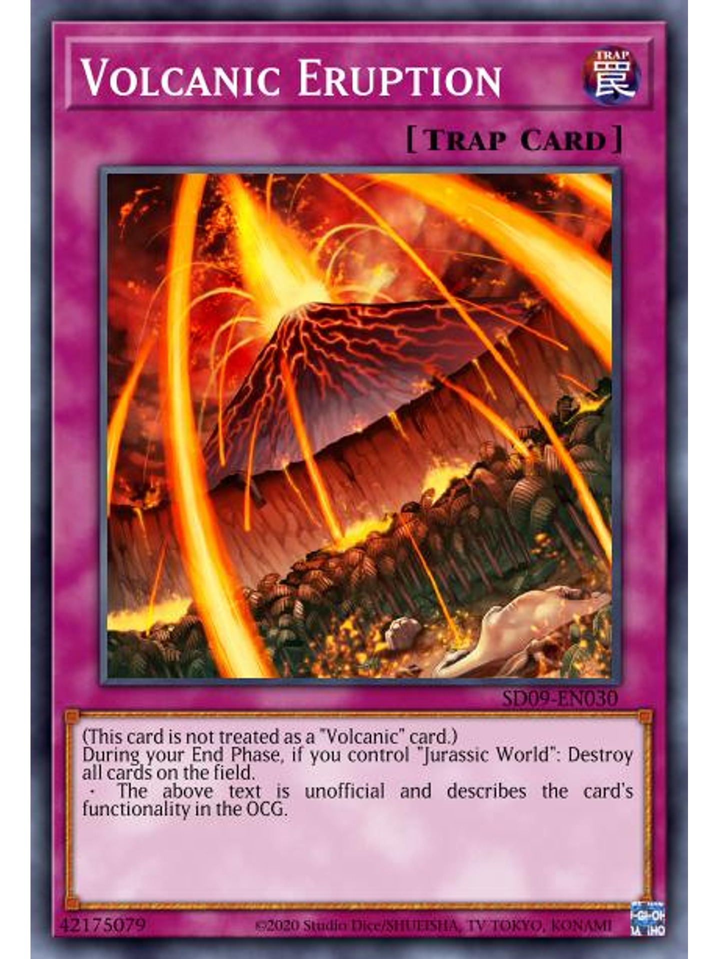 Volcanic Eruption - LD10-EN061 - Common 1st Edition 1