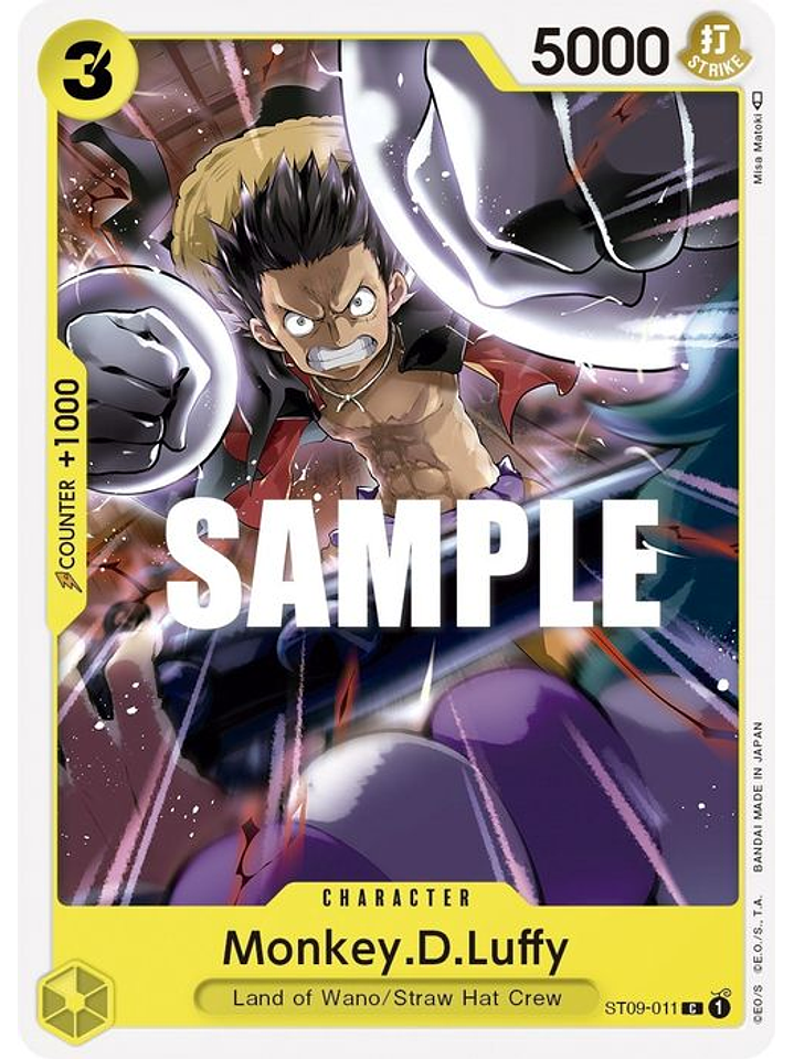 ST09-011 C Monkey.D.Luffy 1