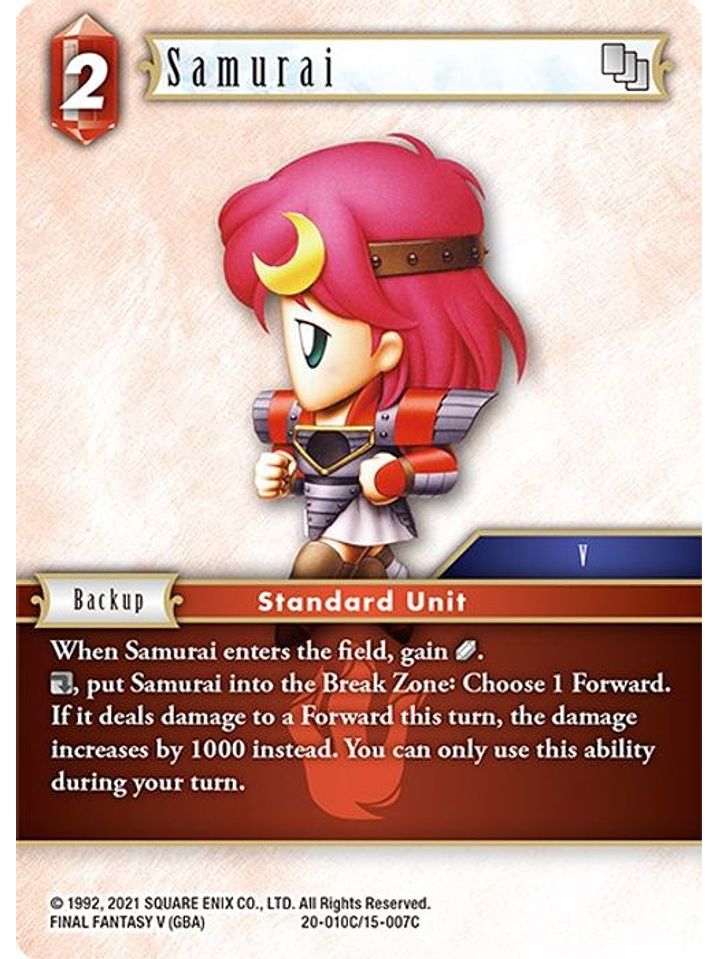 20-010C/15-007C Samurai 1