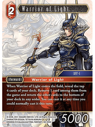 20-004C Warrior of Light (FOIL)