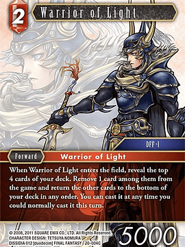 20-004C Warrior of Light (FOIL)
