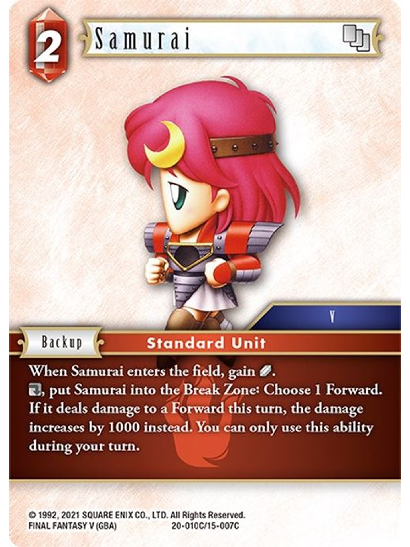 20-010C/15-007C Samurai (FOIL) 1