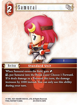 20-010C/15-007C Samurai (FOIL)