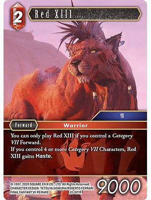 20-021R Red XIII (FOIL)