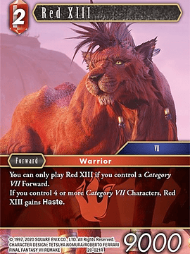 20-021R Red XIII (FOIL)