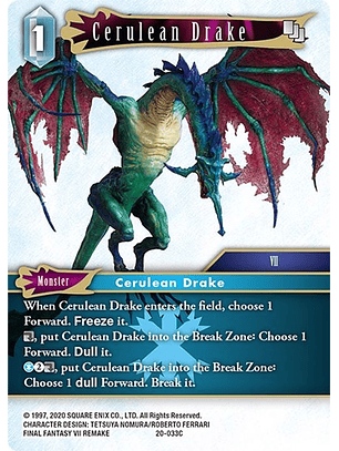 20-033C Cerulean Drake (FOIL)