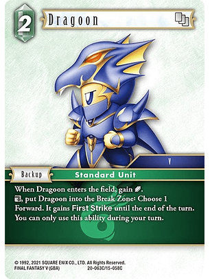 20-063C/15-058C Dragoon (FOIL)