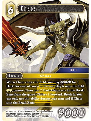 20-069H Chaos (FOIL)