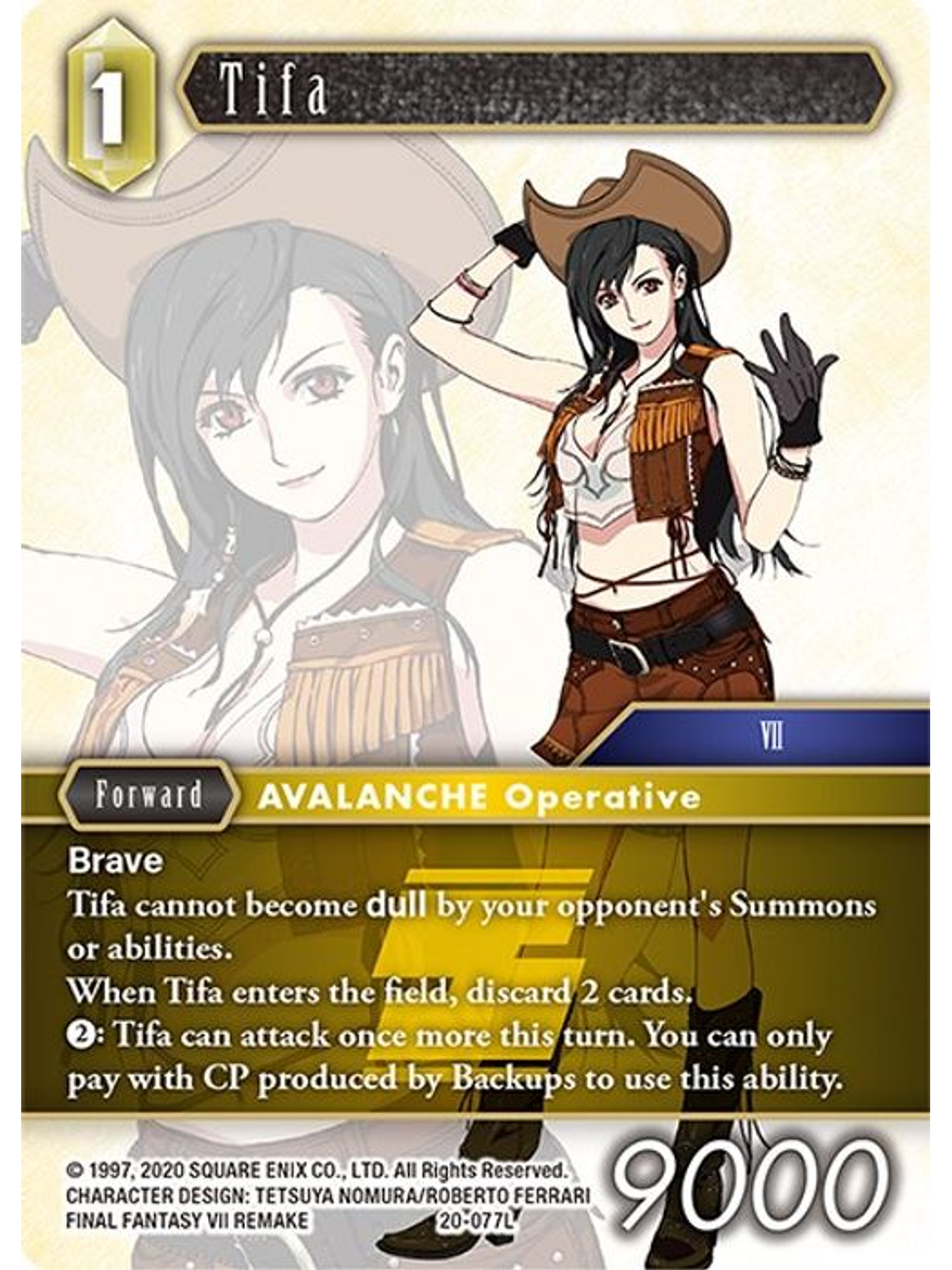 20-077L Tifa (077) (FOIL) 1