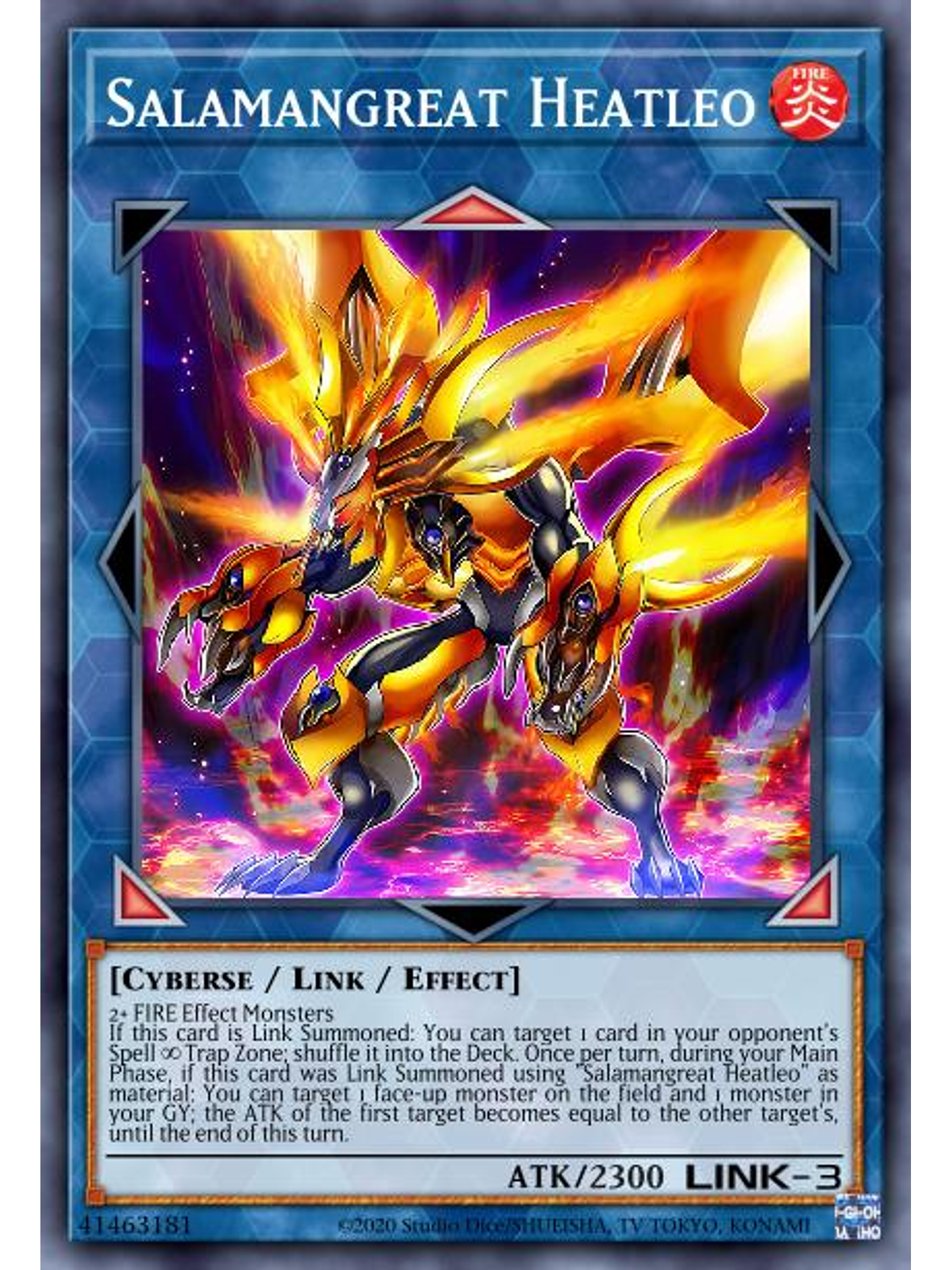 Salamangreat Heatleo - LD10-EN011 - Common 1st Edition 1