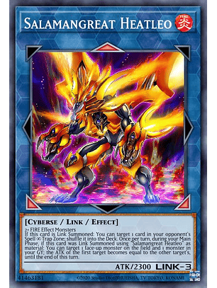 Salamangreat Heatleo - LD10-EN011 - Common 1st Edition