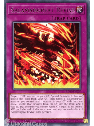 Salamangreat Revive - LD10-EN007 - Rare 1st Edition