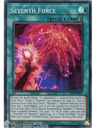 Seventh Force - LD10-EN037 - Super Rare 1st Edition