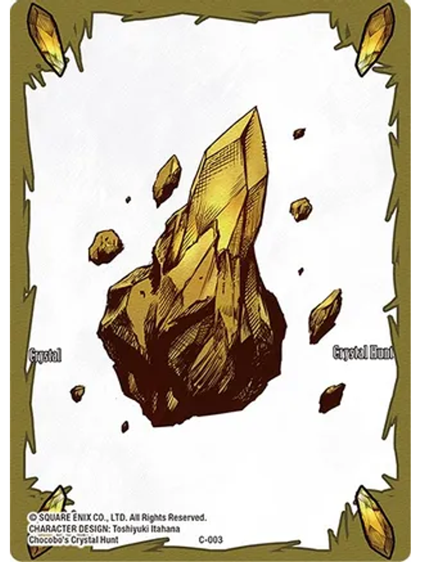 C-003 (FOIL) Crystal Token (Earth) 1