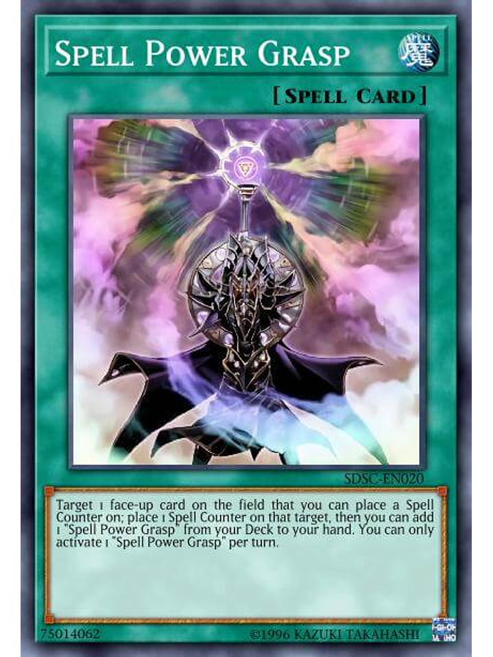 Spell Power Grasp - SBC1-ENA15 - Common 1st Edition 1
