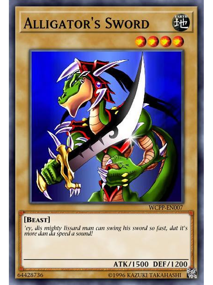 Alligator's Sword - SBC1-ENB08 - Common 1st Edition 1