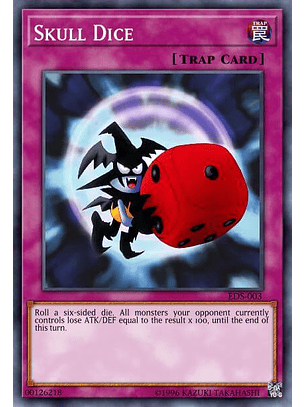 Skull Dice - SBC1-ENB18 - Common 1st Edition