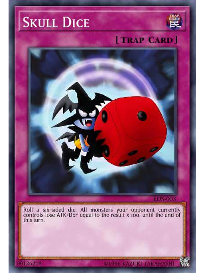 Skull Dice - SBC1-ENB18 - Common 1st Edition 1