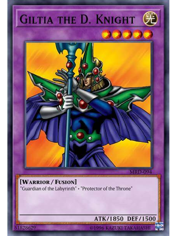 Giltia the D. Knight - SBC1-ENB21 - Common 1st Edition 1