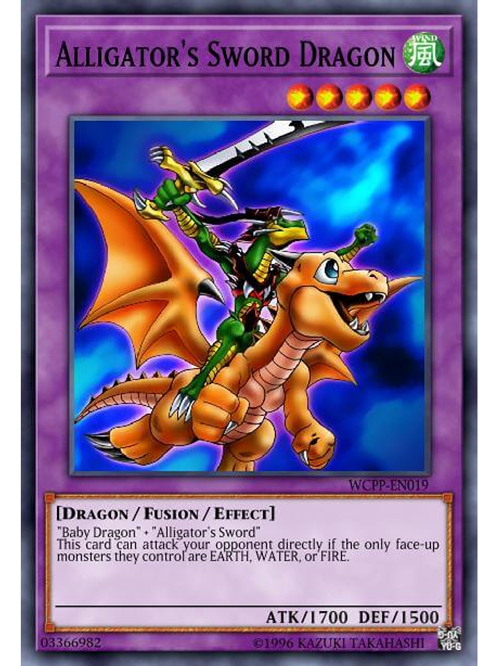 Alligator's Sword Dragon - SBC1-ENB23 - Common 1st Edition 1