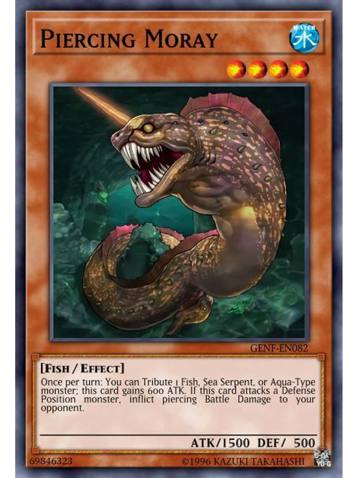 Piercing Moray - SBC1-ENC06 - Common 1st Edition 1