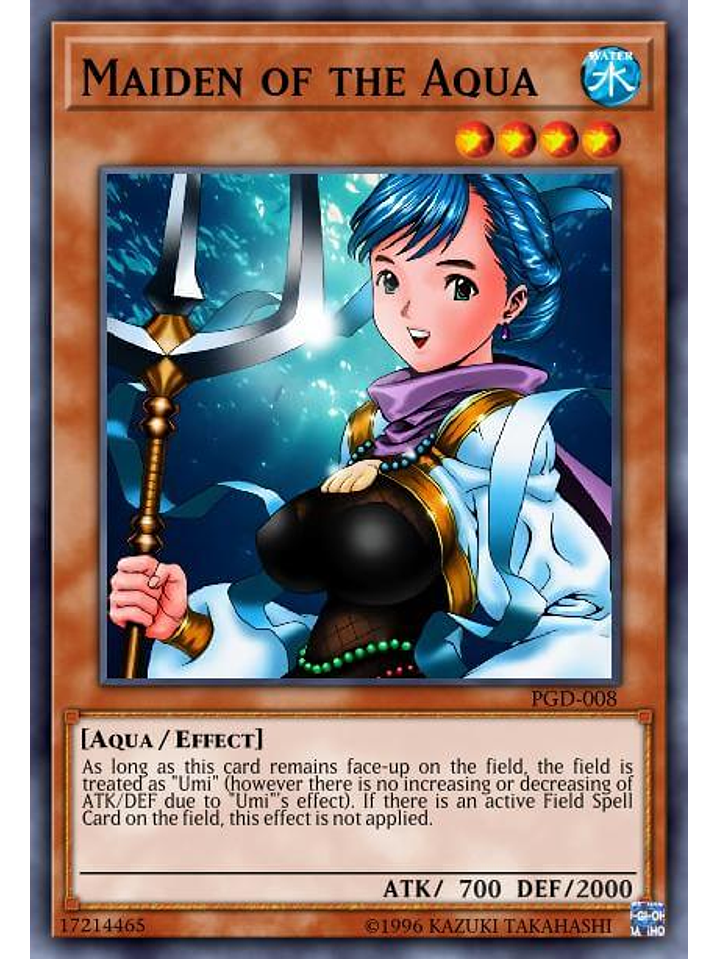 Maiden of the Aqua - SBC1-ENC07 - Common 1st Edition 1