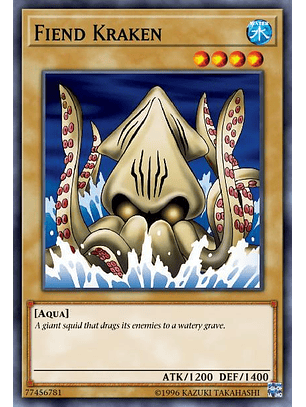 Fiend Kraken - SBC1-ENC08 - Common 1st Edition