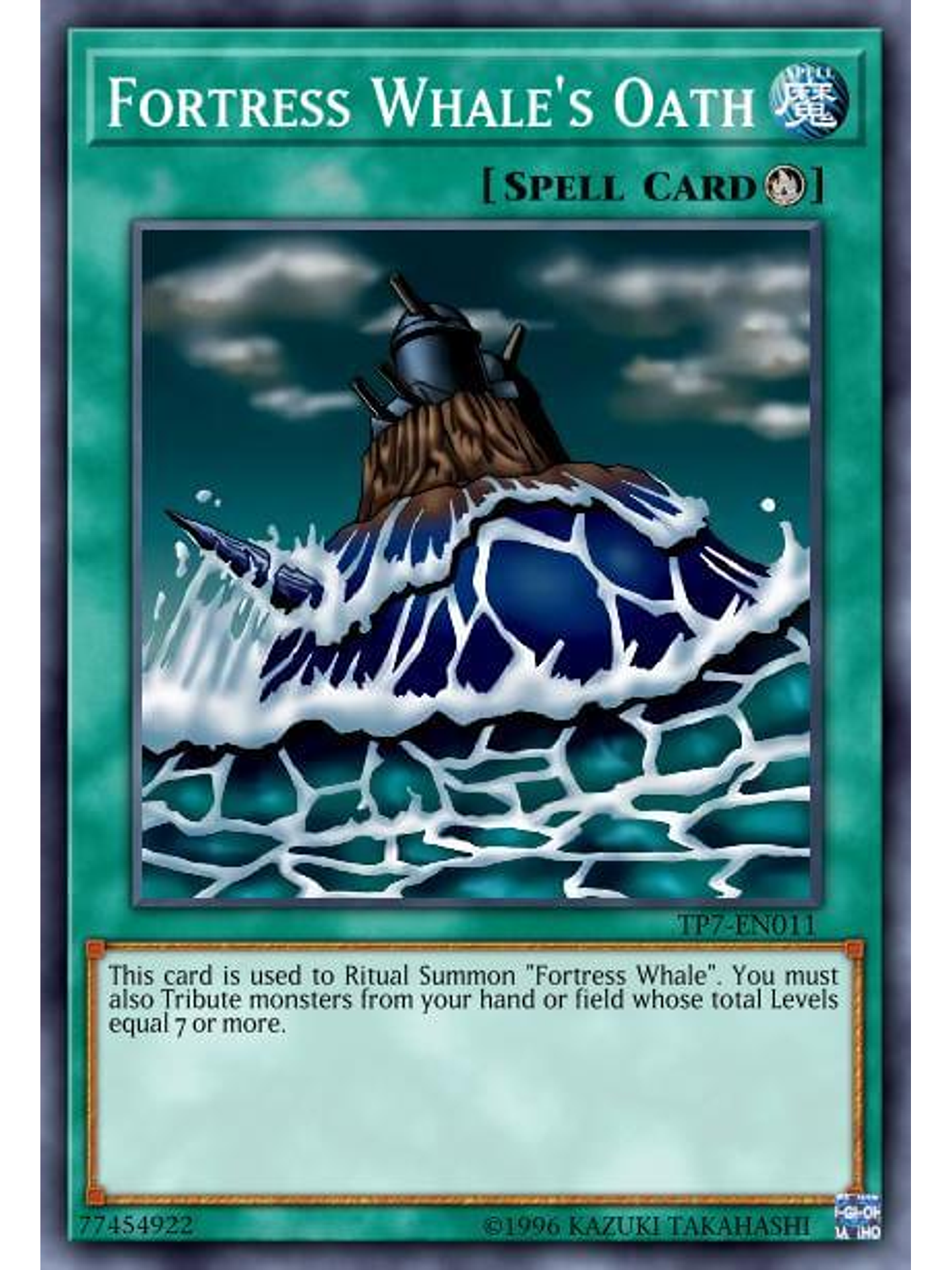 Fortress Whale's Oath - SBC1-ENC17 - Common 1st Edition 1