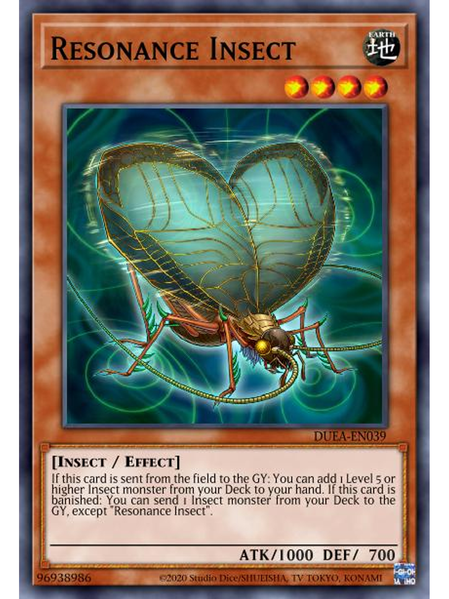 Resonance Insect - SBC1-END07 - Common 1st Edition 1