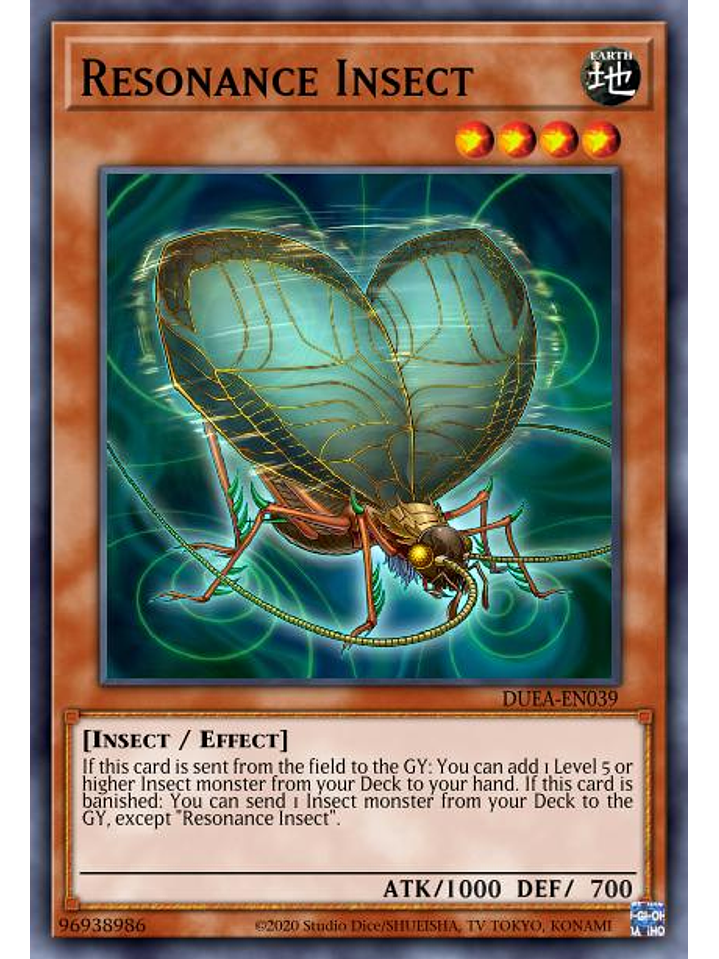 Resonance Insect - SBC1-END07 - Common 1st Edition 1